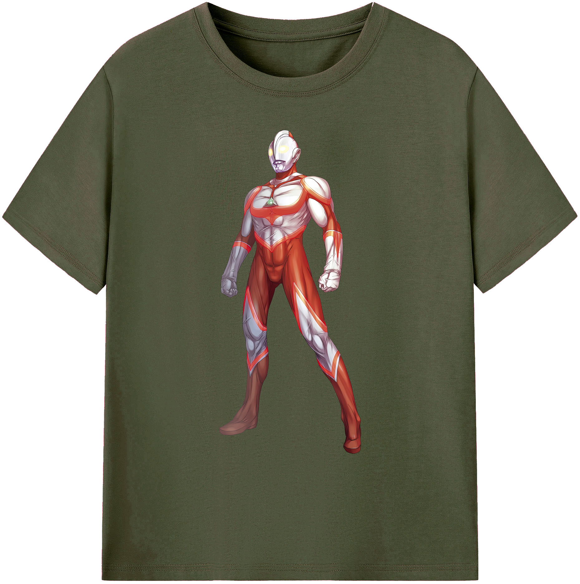 （画像用） ウルトラマン Ultraman 綿100％ メンズ半袖Tシャツ｜肌触りやわらか＆通気性